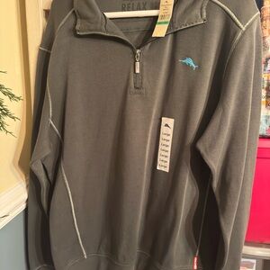 Tommy Bahama Gray Relax Pullover